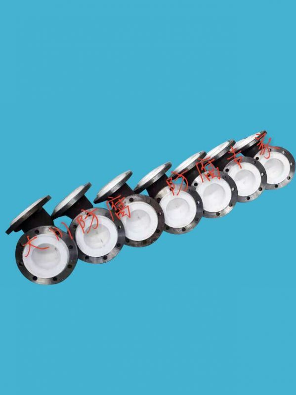 Steel lined F4 molded pipe fittings